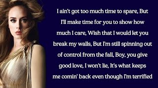 Adele - Oh My God (lyrics)