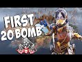 Reacting to my FIRST 20 bomb in Apex Legends! Almost 2 years ago!!