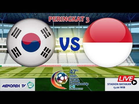 INDONESIA PELAJAR U-18 VS KOREA U-18 | 47th AFSC U-18/2019