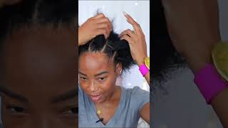 Jumbo Box Braids Tutorial On Natural Hair | Rubber Band Method