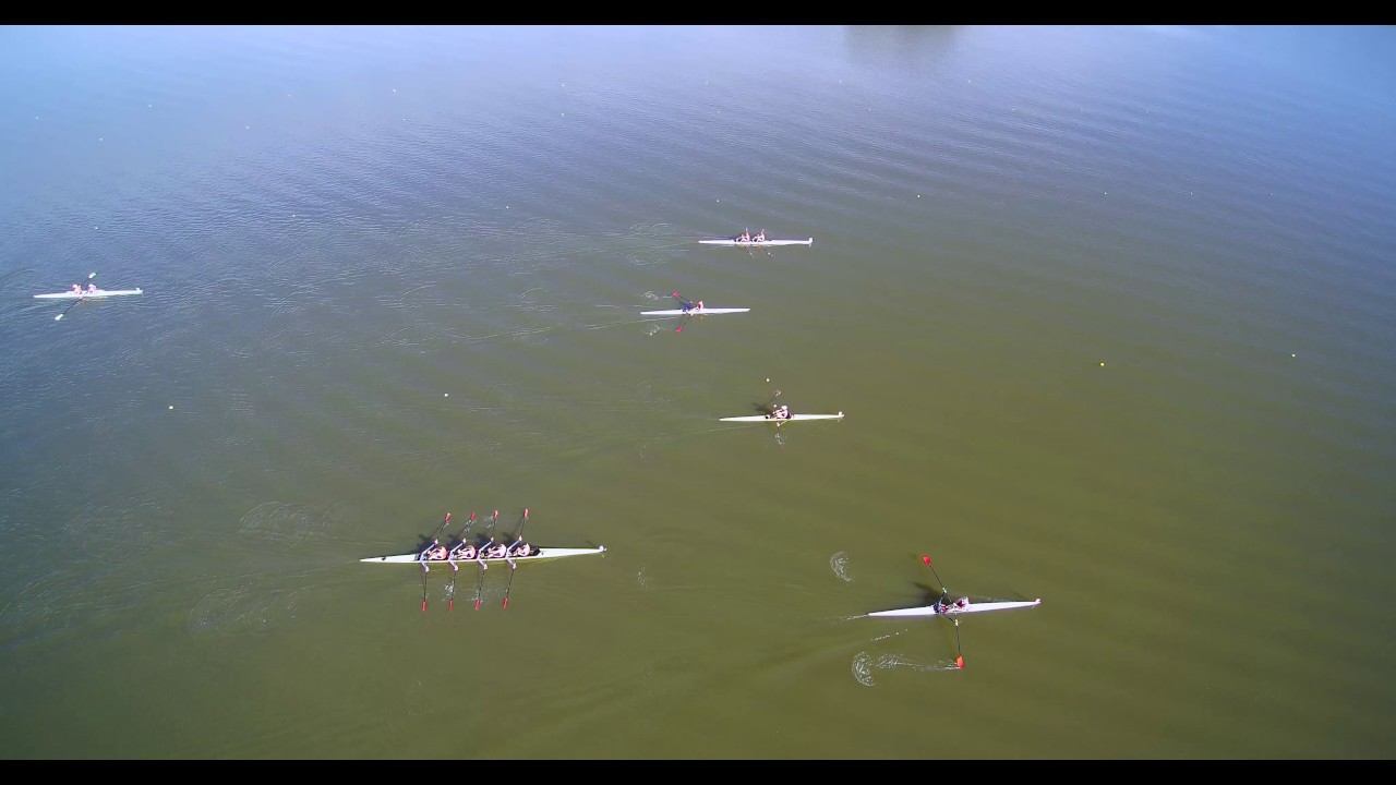 Fleet on LBG rowing course 2