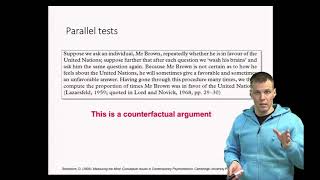 Assessing reliability