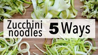 How To Make Zucchini Noodles (4 Easy Ways)