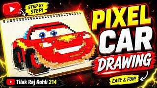     Pixel Car Drawing Tutorial 🎨 | Easy &amp; Fun for Beginners