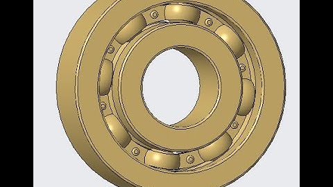 Bearing Assembly Tutorial in Creo Parametric