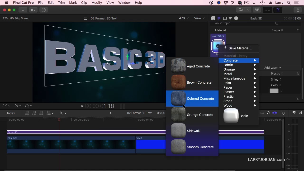 final cut pro text effects free