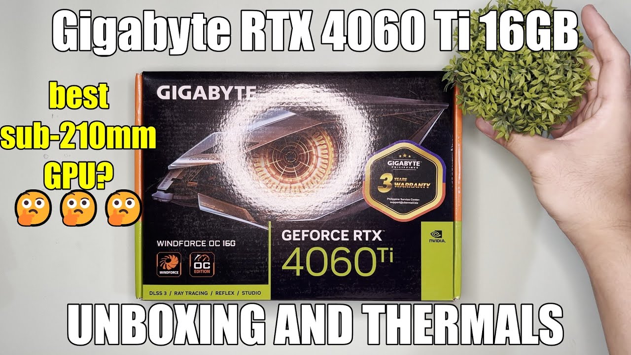 Is this the best sub-210mm GPU? Gigabyte RTX 4060 Ti 16GB