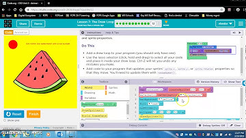 Code.org | Computer Science Discoveries | Unit 3 Lesson 7 part 2 exercises