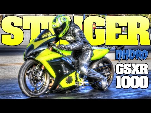 Video STINGER Suzuki Gsxr-1000, street tire hand-clutch... - youtube