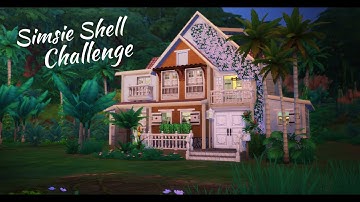 SIMSIE SHELL CHALLENGE // SIMS 4 SPEED BUILD