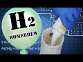 DIY Homemade Hydrogen (Aluminum + Water + Lye)
