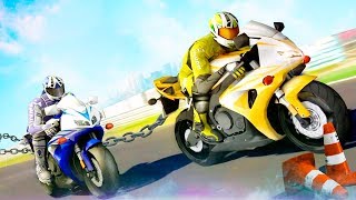 Bike Racing Games - Chained Bikes Racing 3D - Gameplay Android free games screenshot 4