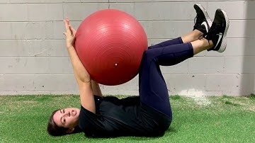 Isometric Physioball Deadbug