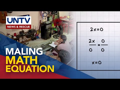 Video: Ano ang isang maling equation sa matematika?