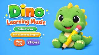 Dino Learning Music! for Kids | 120 Minutes | Calm Focus & Early Learning Support (Ages 3–5) screenshot 2