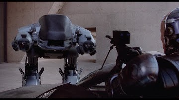 [AI-Smoothed / Motion Blurred] Robocop (1987) - ED-209