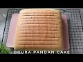 RESEP BOLU PANDAN SELEMBUT KAPAS TANPA PENGEMBANG | OGURA PANDAN CAKE