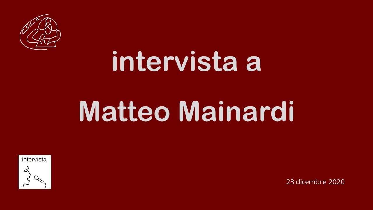 intervista a Matteo Mainardi