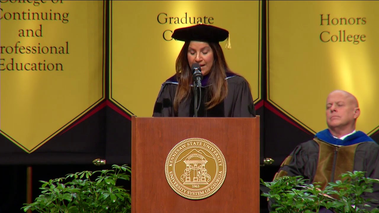 KSU Commencement Address Winter 2017 Graduation YouTube