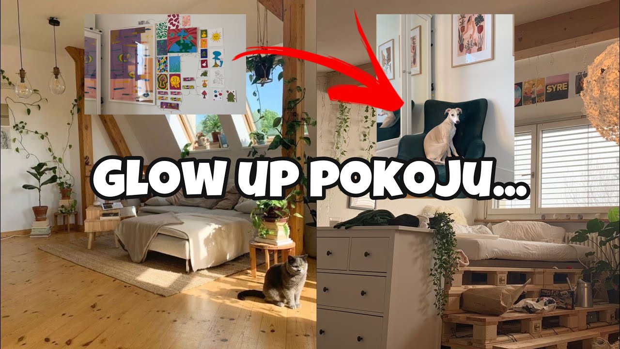 GLOW UP POKOJU! * likwiduję ścianę indie*