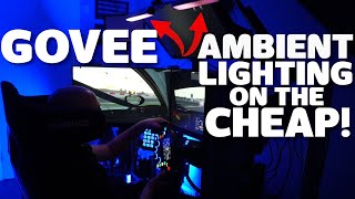 Sim Racing AMBIENT LIGHTING with Govee at a FRACTION OF THE COST of Philips Hue!