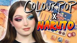 NARUTO x COLOURPOP COLLECTION REVIEW AND TUTORIAL (2 Looks!)