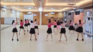 Goyang nasi padang Line dance || Choreo by Yona mirda || Beginner Level ||