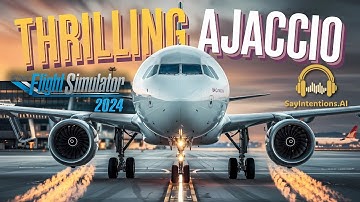 Thrilling Ajaccio Landing with Air Corsica!