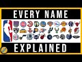 How it was named  nba teams