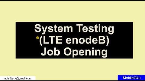System Testing (LTE enodeB) Job Opening | Mavenir Bangalore