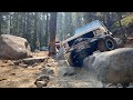 Pretty Great Trip 2020 Aired Down Crew on the Rubicon Trail Jeep CJ5 JKU Wrangler and Chevy K10