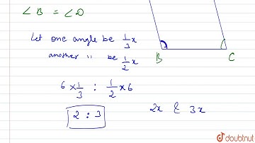 If the adjacent angles of a parallelogram are in the ratio `1/3:1/2.` Find all the angles