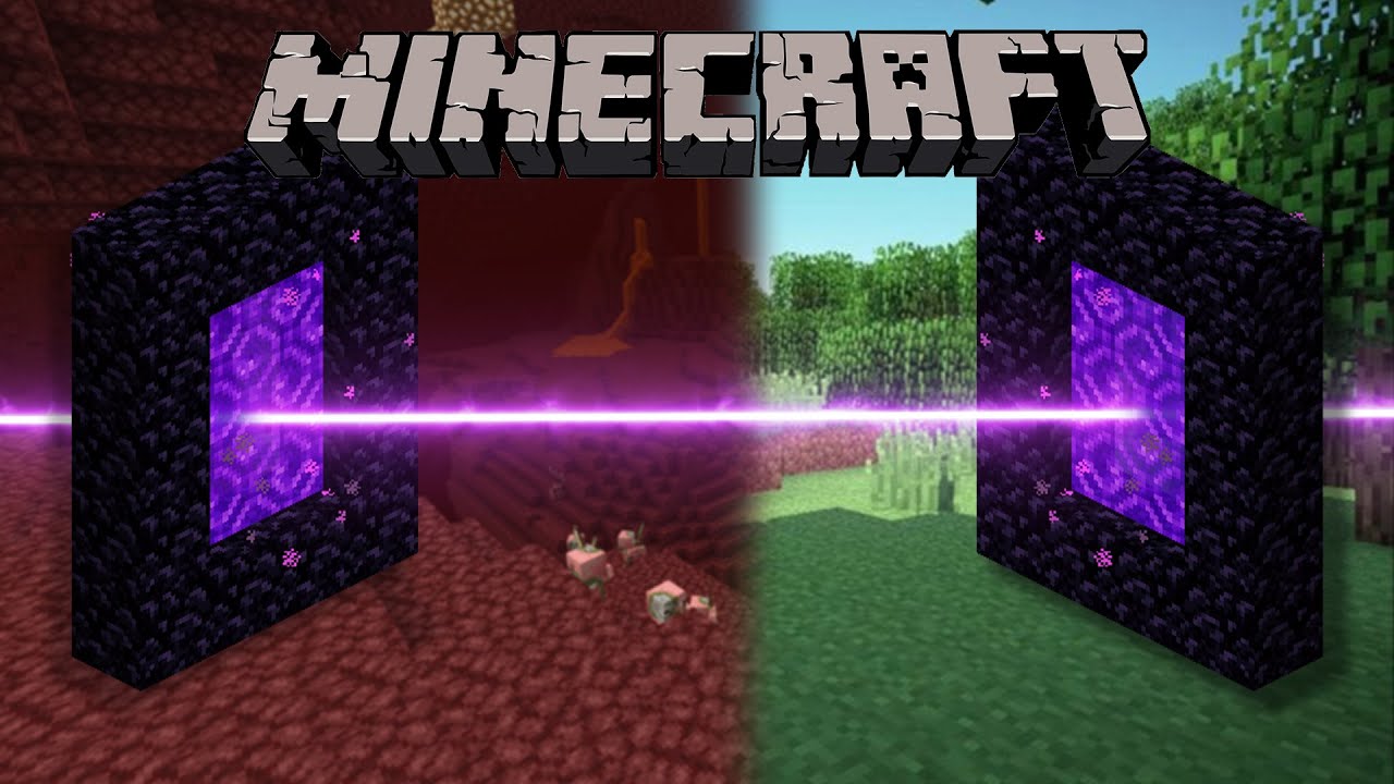 Connecting Nether Portals | Minecraft #5 - YouTube