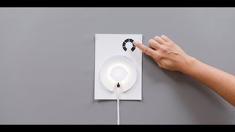 How To Make A Dimmer Lamp With Conductive Paint and Paper
