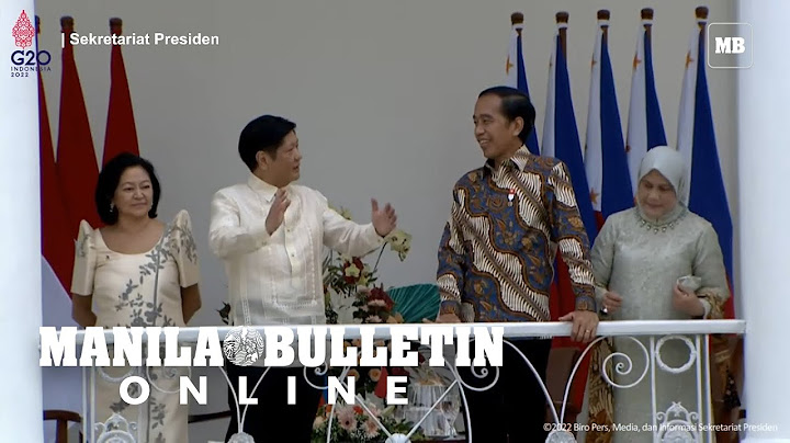 Presiden Indonesia Joko Widodo menyambut kunjungan kenegaraan Presiden Marcos Jr.