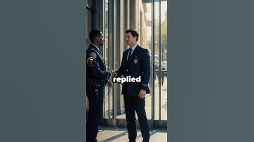 Security Guard Stops Bank Owner at the Door—What Happens Next Will shock you #shorts #respect