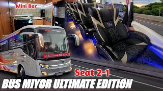 OH, MY GOD !!! SUPER LUXURY BUS, SEAT 2-1 OWNED BY MIYOR PRIMA ABADI