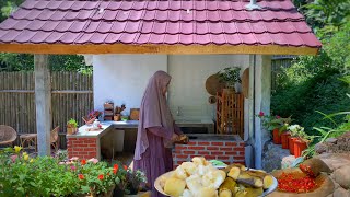Hidup di Desa | Masak di dapur baru , Tanpa perih di mata | suasana vintage klasik sunda modern
