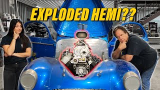 Tearing down the 392 Hemi for the 41 Willys! What's Wrong?