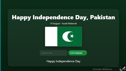 How to Create Pakistan