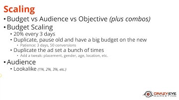 How To Scale Facebook Ad Campaigns