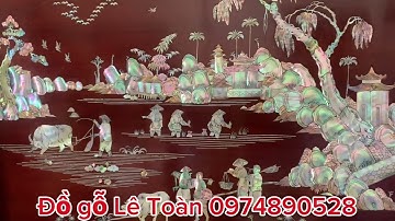 Báo giá tranh khảm ốc Đồng Quê