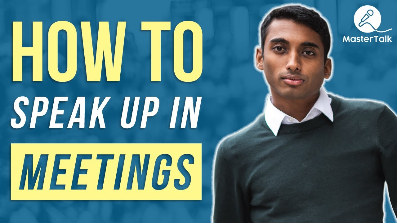 How To Speak In Meetings With Confidence YouTube