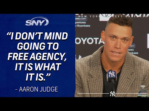 Aaron Judge 'disappointed' at being unable reach agreement on contract extension with Yankees