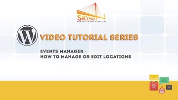 Events Manager - How to manage or edit locations
