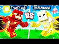 GODSPEED vs THE FLASH IN MINECRAFT! (speedsters)