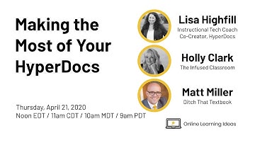 Make the Most of Your Hyperdocs