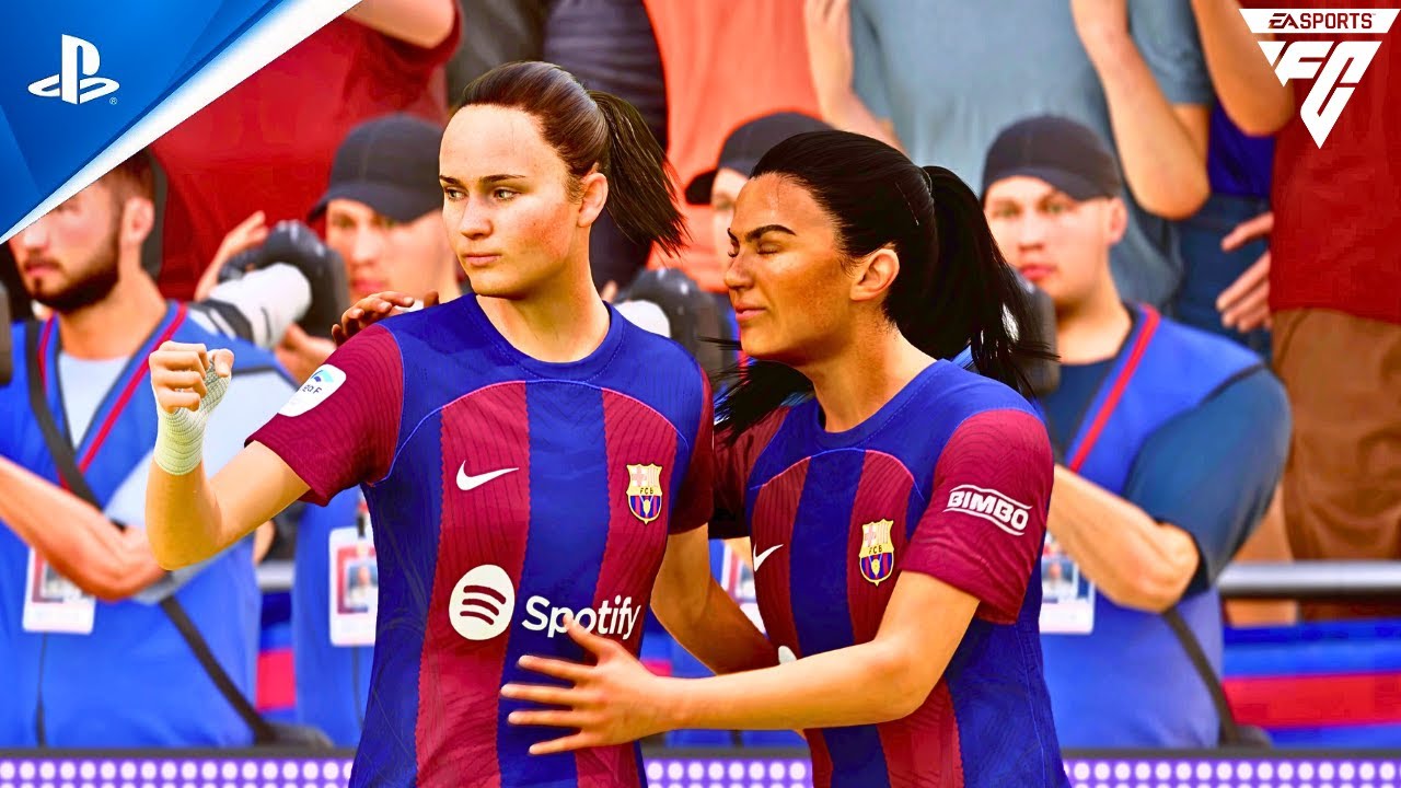 EA FC 24 | Barcelona vs Levante Las Planas - Liga F Femenino 23/24 ...