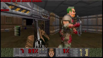 Ultimate Doom e1m3 - SpeedRun (UV Speed) - 0:46