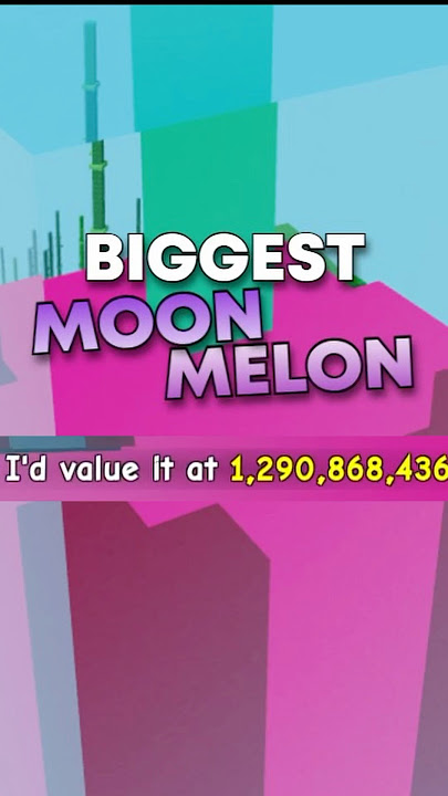 THE BIGGEST MOON MELON!?!?! #roblox #growagarden